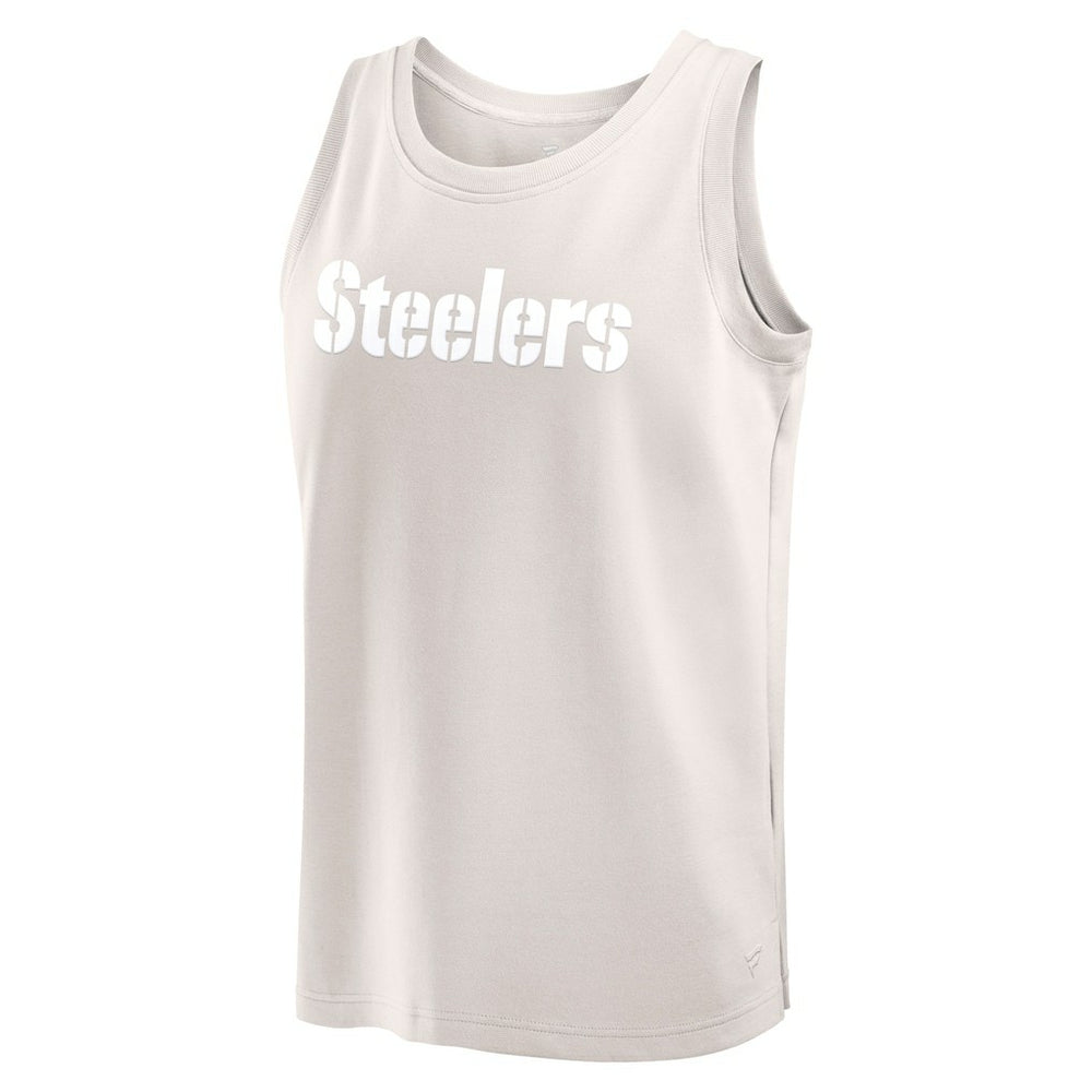 Pittsburgh Steelers Elements Tank Top - Cream Tops