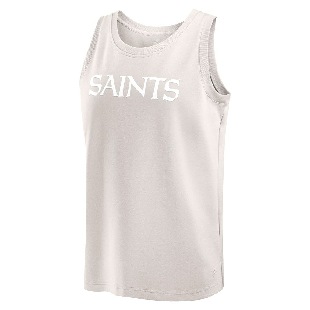 New Orleans Saints Elements Tank Top - Cream Tops
