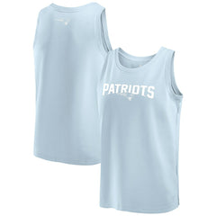 New England Patriots Elements Tank Top - Light Blue Tops