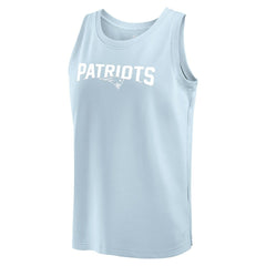 New England Patriots Elements Tank Top - Light Blue Tops
