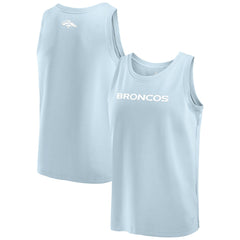 Denver Broncos Elements Tank Top - Light Blue Tops