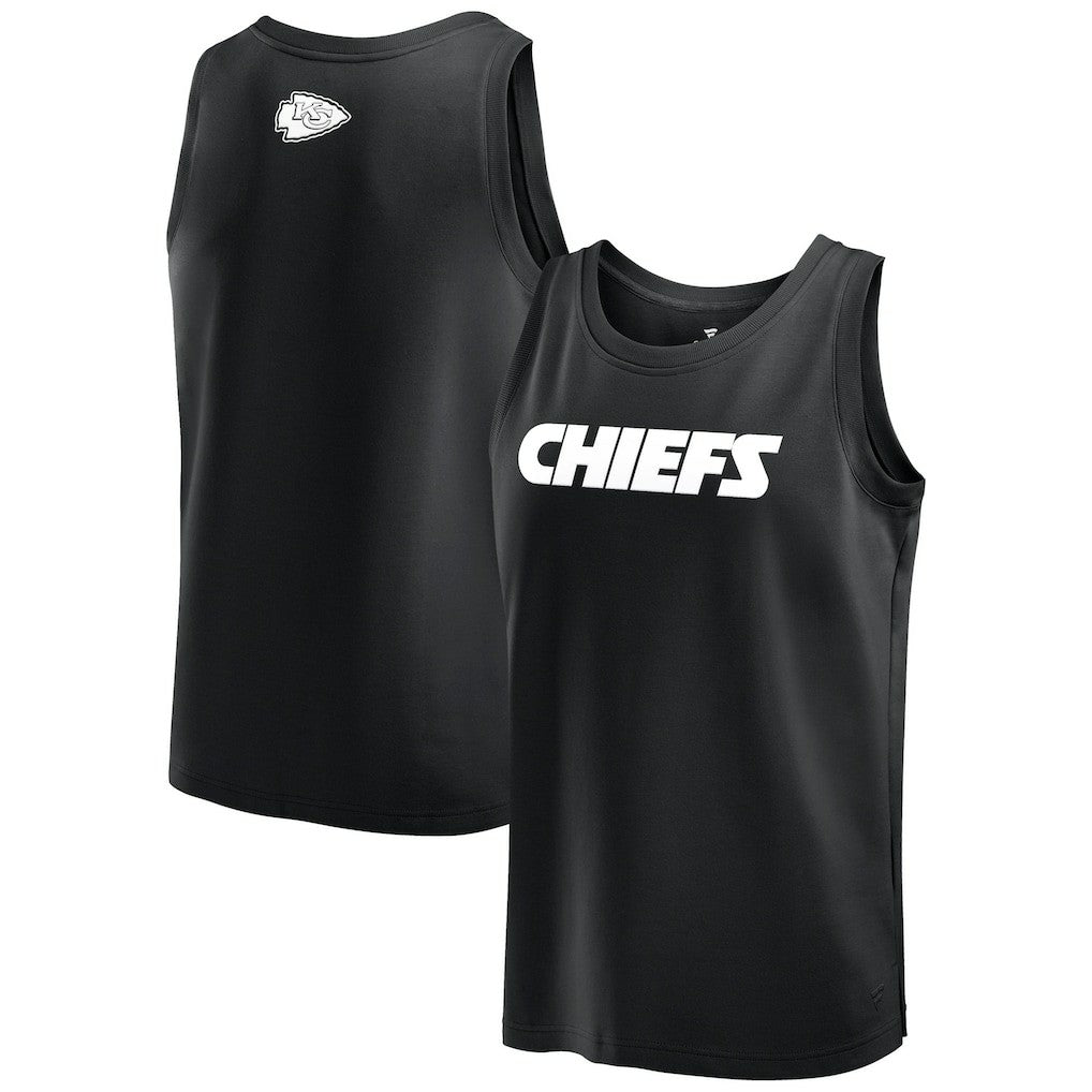 Kansas City Chiefs Elements Tank Top - Black Tops
