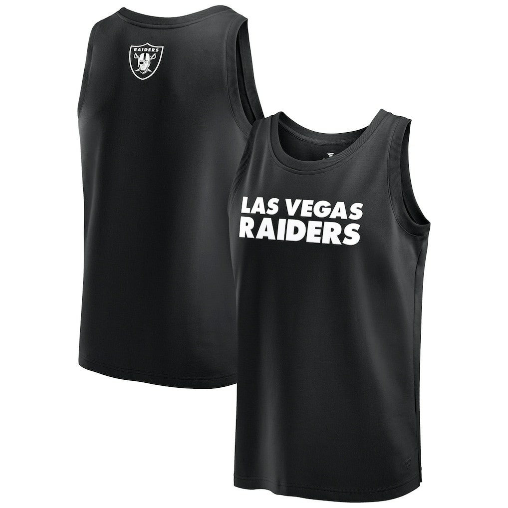 Las Vegas Raiders Elements Tank Top - Black Tops