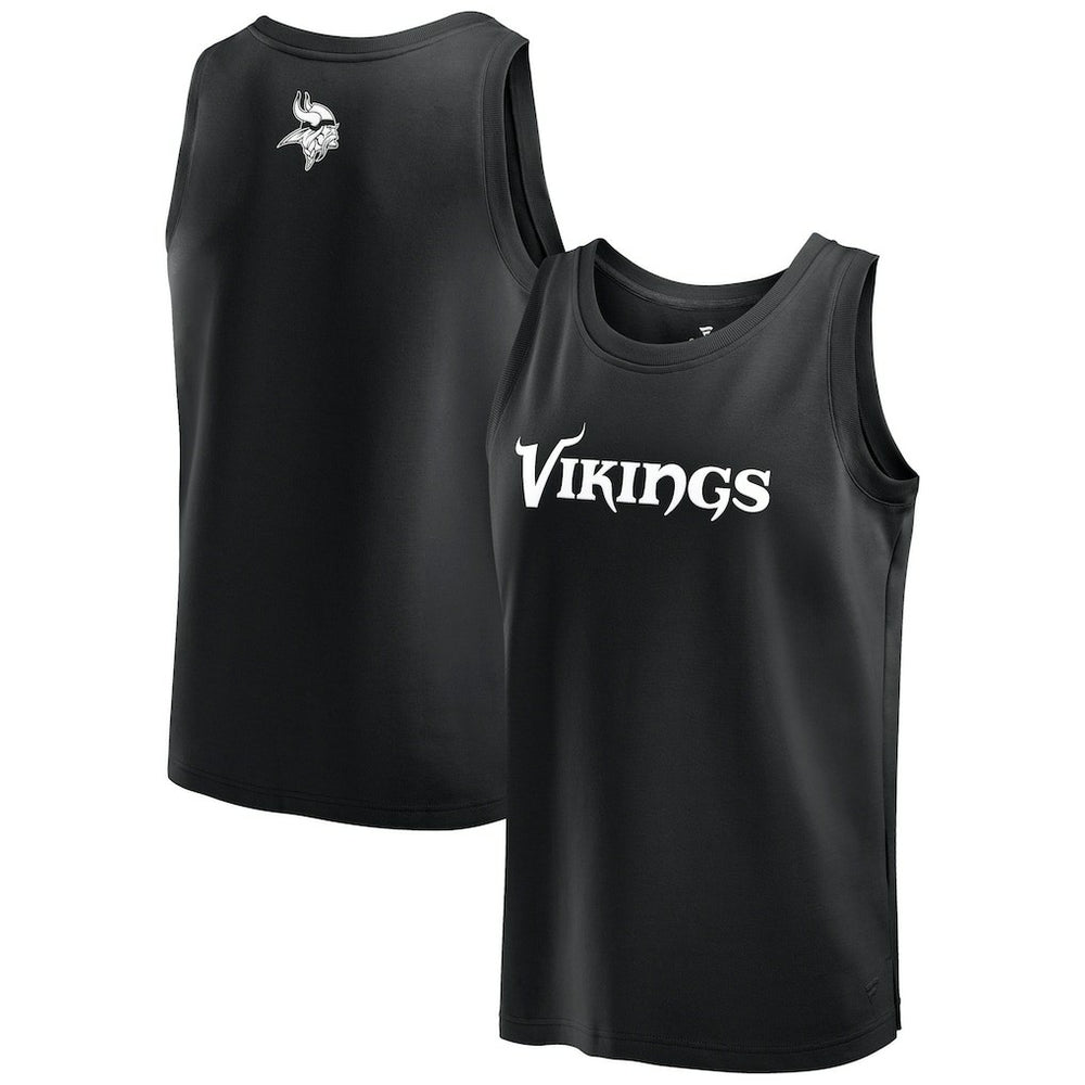 Minnesota Vikings Elements Tank Top - Black Tops