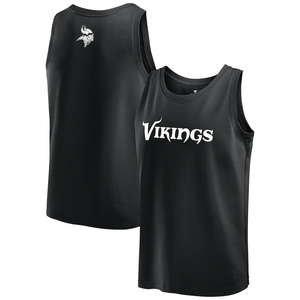 Minnesota Vikings Elements Tank Top - Black Tops