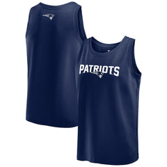 New England Patriots Elements Tank Top - Navy Tops
