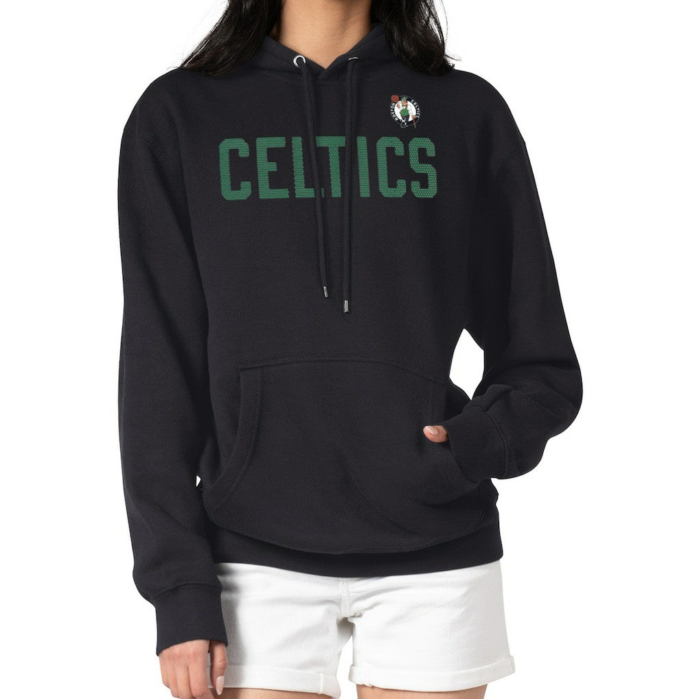 Boston Celtics G-III 4Her by Carl Banks Women's Dot Print Pullover Hoodie Black