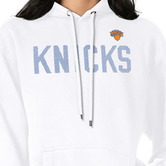 New York Knicks G-III 4Her by Carl Banks Women's Dot Print Pullover Hoodie White