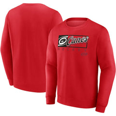 Carolina Hurricanes Fanatics Focus Fleece Pullover Sweatshirt - Red | US 200582279
