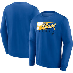 St. Louis Blues Fanatics Focus Fleece Pullover Sweatshirt - Blue | US 200582280