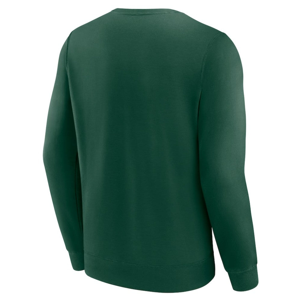 Minnesota Wild Fanatics Focus Fleece Pullover Sweatshirt - Green | US 200582282