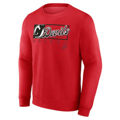 New Jersey Devils Fanatics Focus Fleece Pullover Sweatshirt - Red | US 200582305
