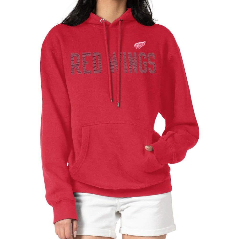 Detroit Red Wings G-III 4Her by Carl Banks Women's Dot Print Pullover Hoodie - Red | US 200582319
