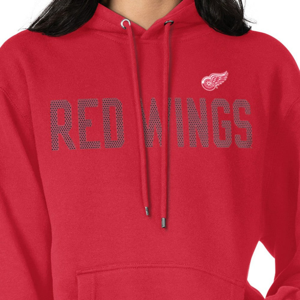 Detroit Red Wings G-III 4Her by Carl Banks Women's Dot Print Pullover Hoodie - Red | US 200582319