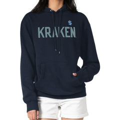 Seattle Kraken G-III 4Her by Carl Banks Women's Dot Print Pullover Hoodie - Navy | US 200582330
