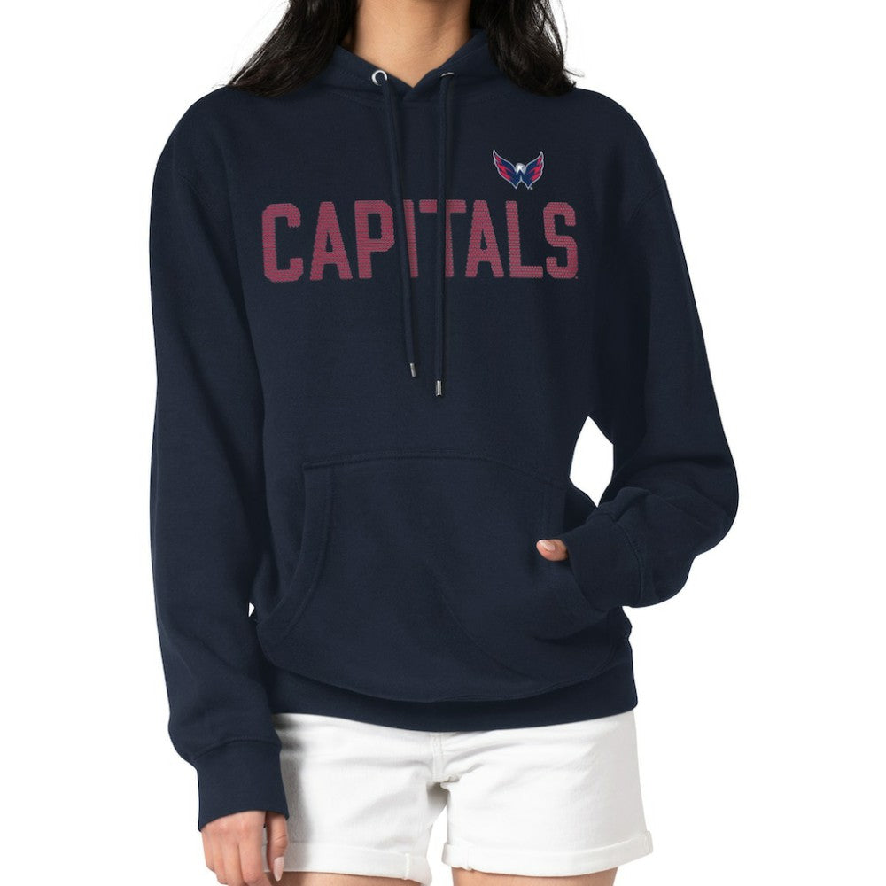 Washington Capitals G-III 4Her by Carl Banks Women's Dot Print Pullover Hoodie - Navy | US 200582334