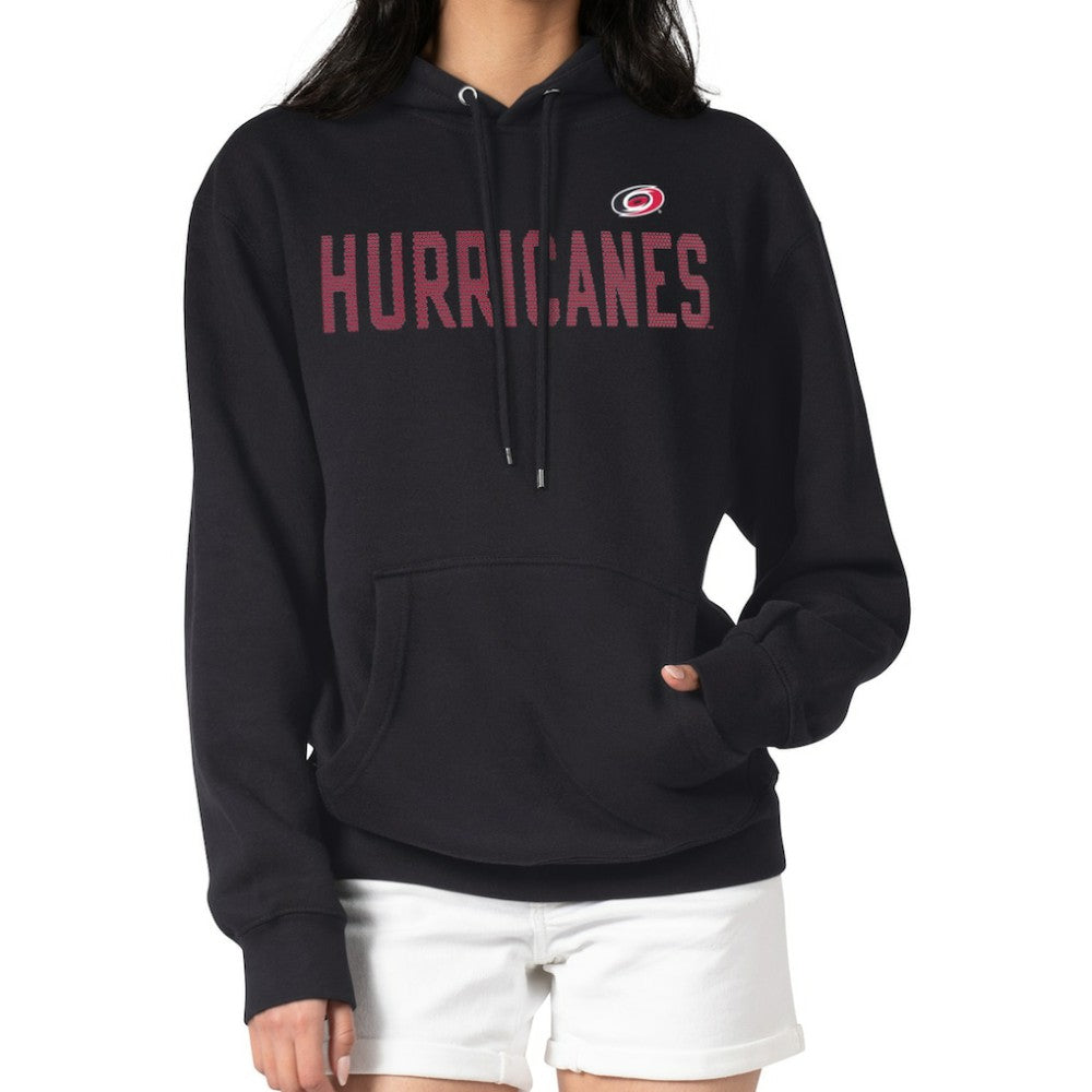 Carolina Hurricanes G-III 4Her by Carl Banks Women's Dot Print Pullover Hoodie - Black | US 200582338