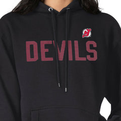 New Jersey Devils G-III 4Her by Carl Banks Women's Dot Print Pullover Hoodie - Black | US 200582345