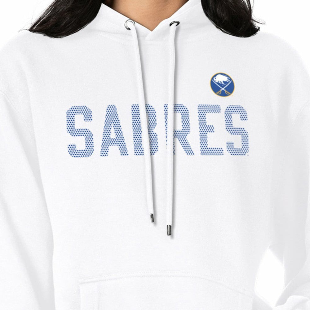 Buffalo Sabres G-III 4Her by Carl Banks Women's Dot Print Pullover Hoodie - White | US 200582355