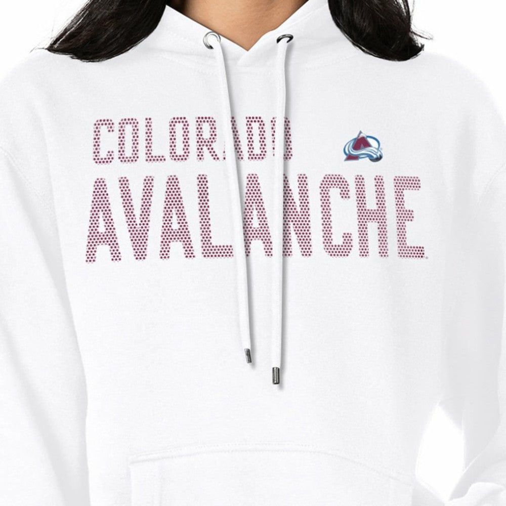 Colorado Avalanche G-III 4Her by Carl Banks Women's Dot Print Pullover Hoodie - White | US 200582360