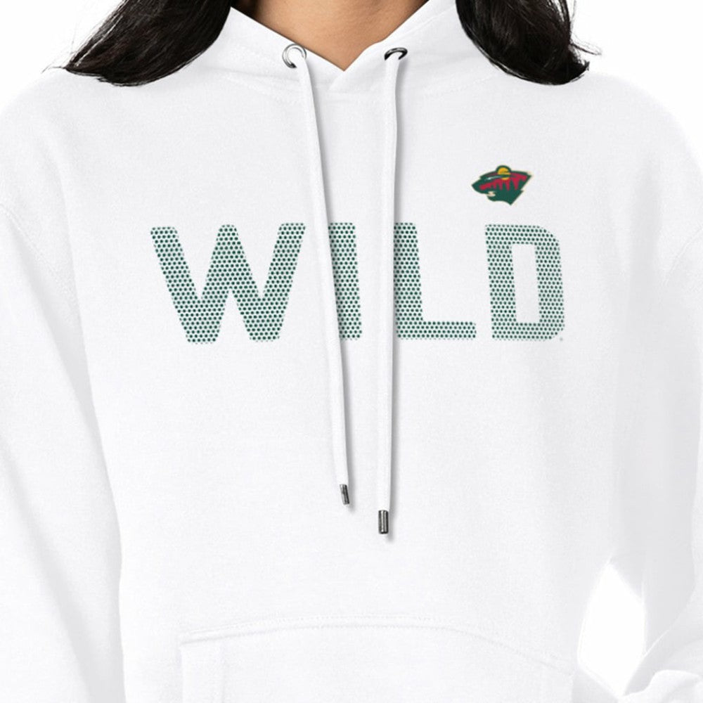 Minnesota Wild G-III 4Her by Carl Banks Women's Dot Print Pullover Hoodie - White | US 200582371