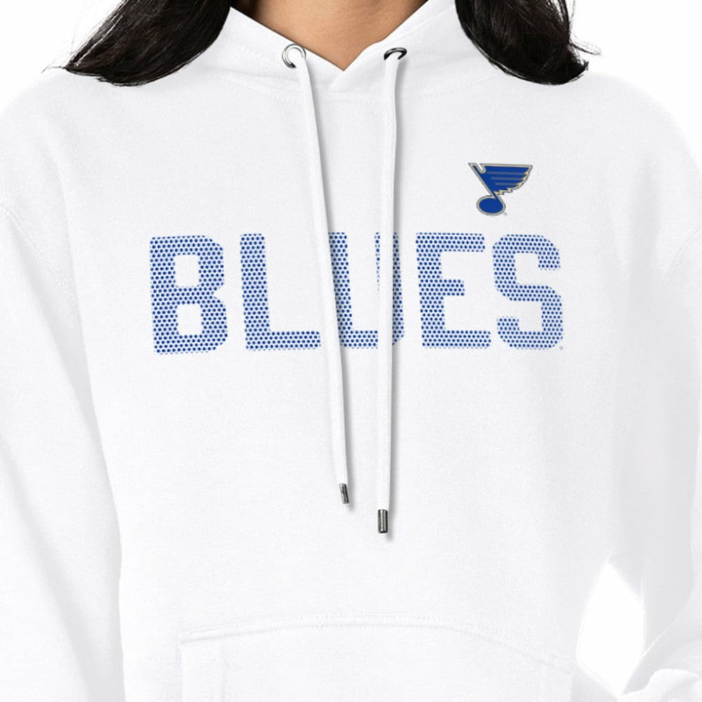St. Louis Blues G-III 4Her by Carl Banks Women's Dot Print Pullover Hoodie - White | US 200582391