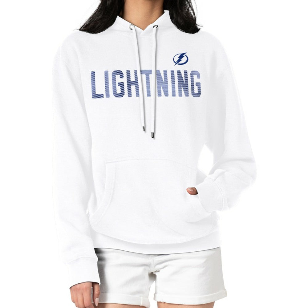 Tampa Bay Lightning G-III 4Her by Carl Banks Women's Dot Print Pullover Hoodie - White | US 200582392