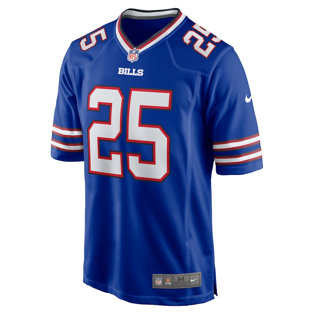 Ty Johnson Buffalo Bills Team Game Jersey - Royal Jerseys