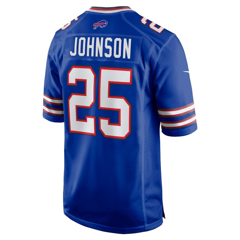 Ty Johnson Buffalo Bills Team Game Jersey - Royal Jerseys