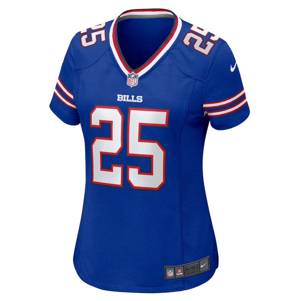 Ty Johnson Buffalo Bills Women's Team Game Jersey - Royal Jerseys