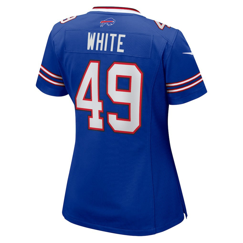 DaShaun White Buffalo Bills Women's Team Game Jersey - Royal Jerseys