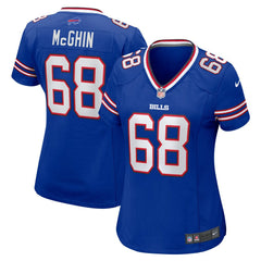 Garrett McGhin Buffalo Bills Women's Team Game Jersey - Royal Jerseys