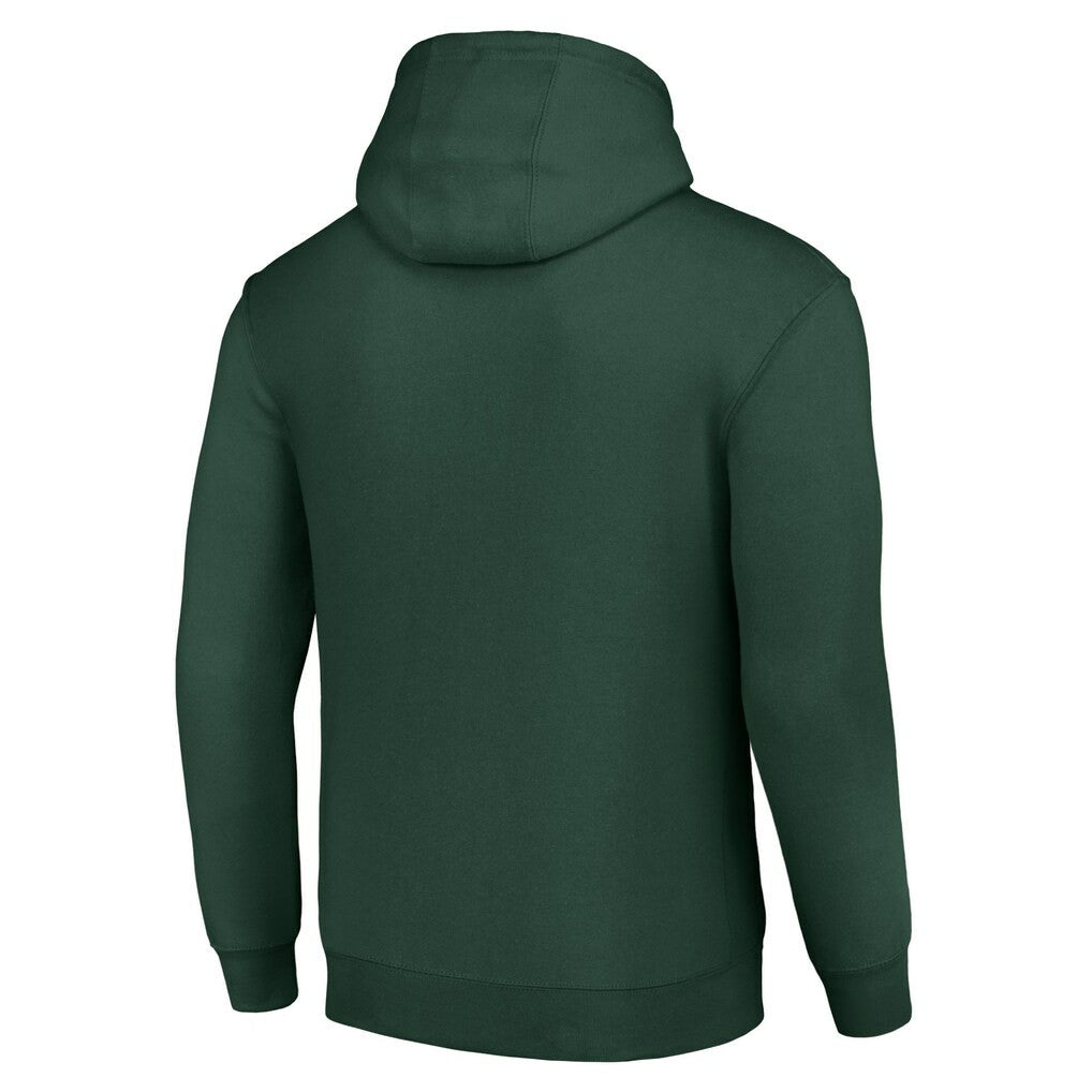 Green Bay Packers Starter Unisex Half Ball Team Fleece Pullover Hoodie - Green Hoodies