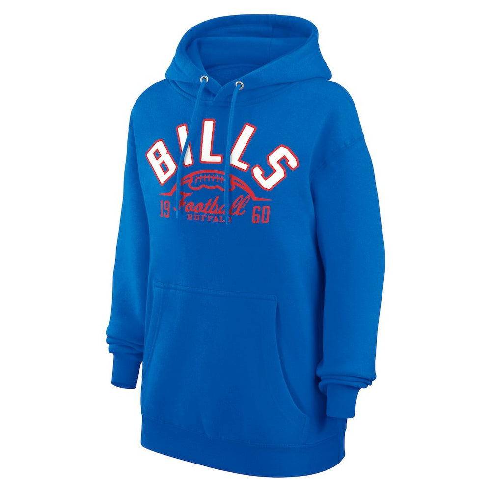Buffalo Bills Starter Unisex Half Ball Team Fleece Pullover Hoodie - Royal Hoodies