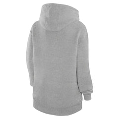 Denver Broncos Starter Unisex Half Ball Team Fleece Pullover Hoodie - Heather Gray Hoodies