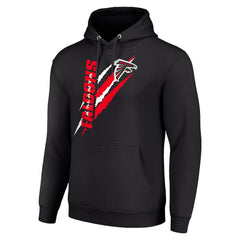 Atlanta Falcons Starter Unisex Color Scratch Fleece Pullover Hoodie - Black Hoodies