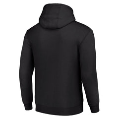 Green Bay Packers Starter Unisex Color Scratch Fleece Pullover Hoodie - Black Hoodies