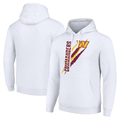 Washington Commanders Starter Unisex Color Scratch Fleece Pullover Hoodie - White Hoodies