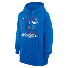 Buffalo Bills Starter Unisex Arch Team Fleece Pullover Hoodie - Royal Hoodies
