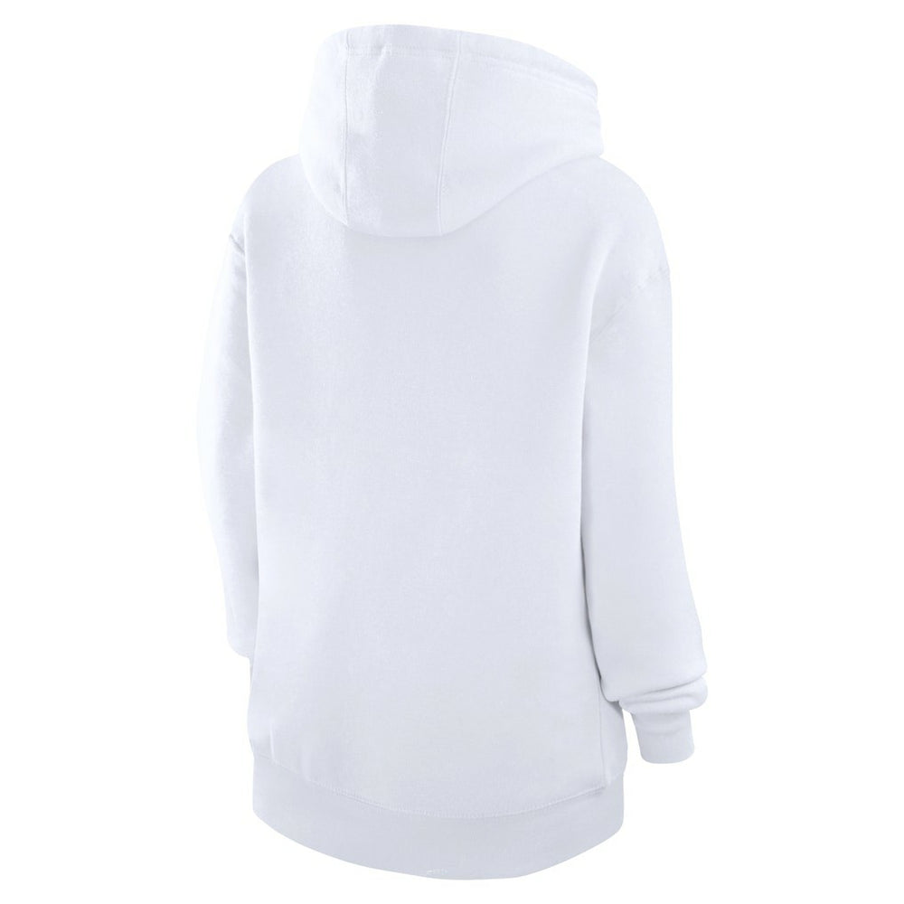 Denver Broncos Starter Unisex Arch Team Fleece Pullover Hoodie - White Hoodies
