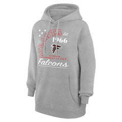 Atlanta Falcons Starter Unisex Arch Team Fleece Pullover Hoodie - Heather Gray Hoodies