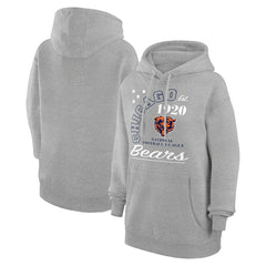 Chicago Bears Starter Unisex Arch Team Fleece Pullover Hoodie - Heather Gray Hoodies
