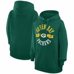 Green Bay Packers G-III 4Her by Carl Banks Women's City Graphic Team Fleece Pullover Hoodie - Green Hoodies