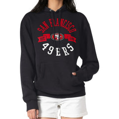 San Francisco 49ers G-III 4Her by Carl Banks Women's City Graphic Team Fleece Pullover Hoodie - Black Hoodies