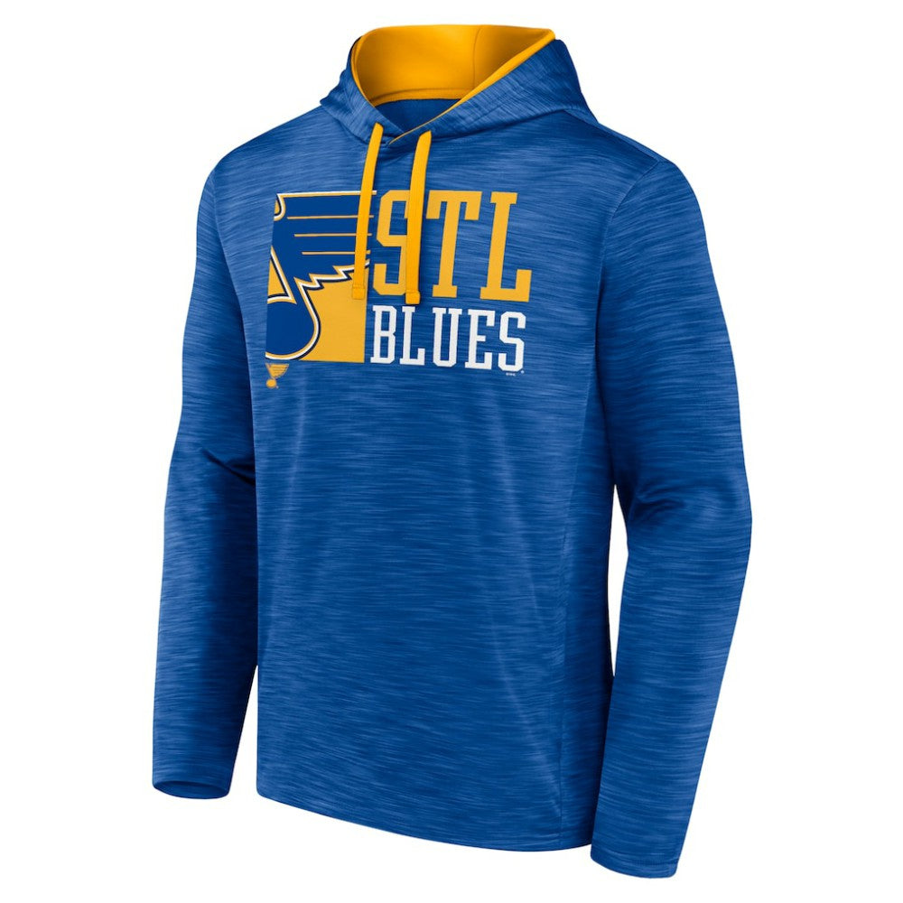 St. Louis Blues Fanatics Never Quit Pullover Hoodie - Blue | US 200590054