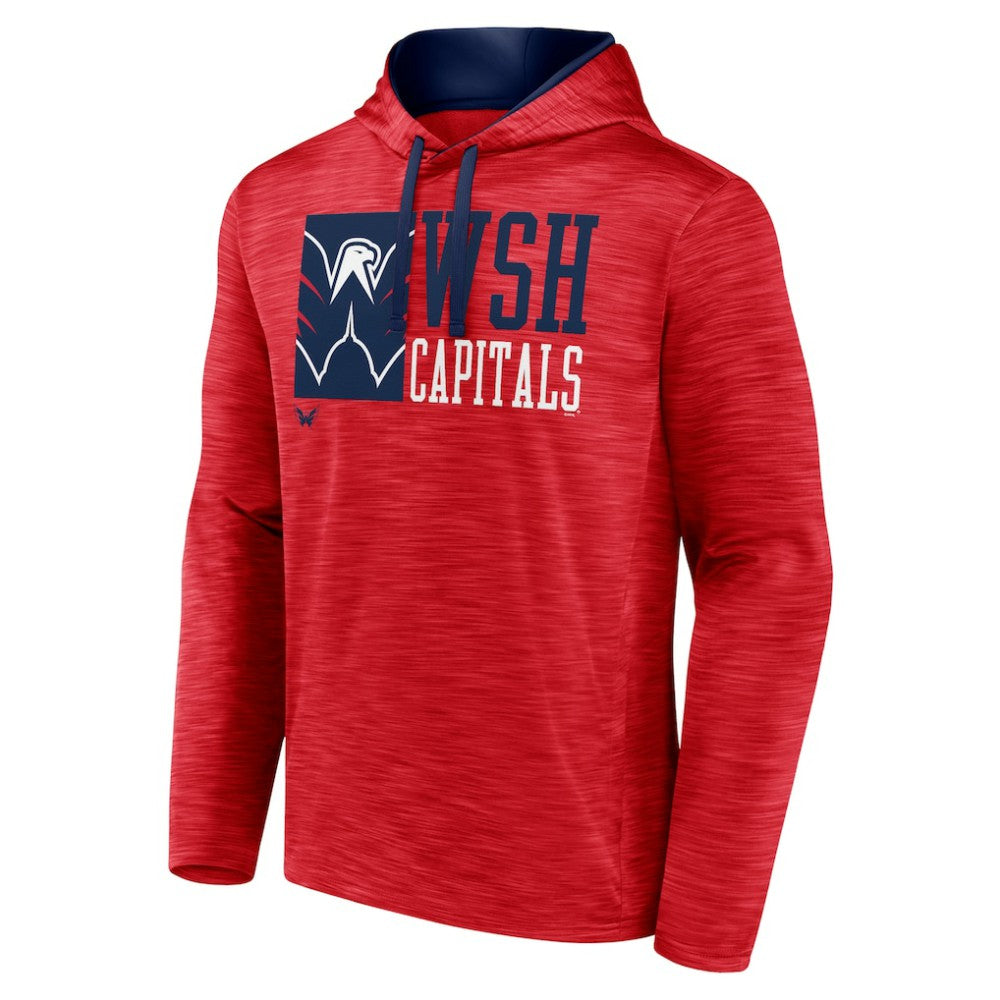 Washington Capitals Fanatics Never Quit Pullover Hoodie - Red | US 200590063