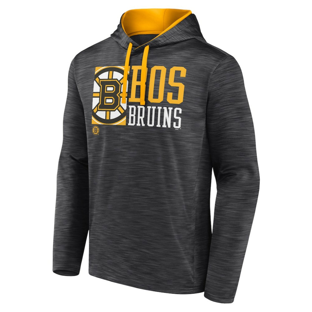 Boston Bruins Fanatics Never Quit Pullover Hoodie - Charcoal | US 200590064
