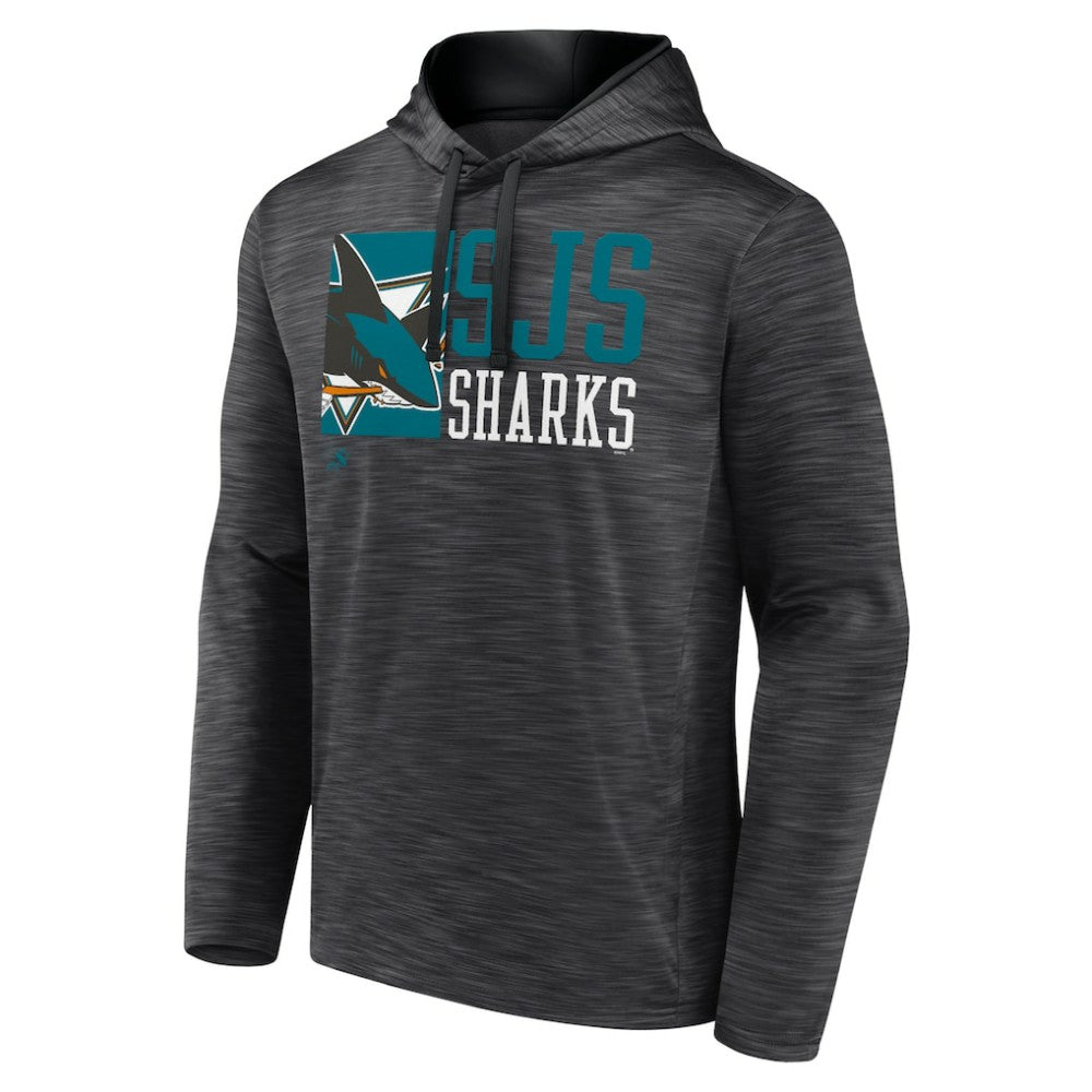 San Jose Sharks Fanatics Never Quit Pullover Hoodie - Charcoal | US 200590066