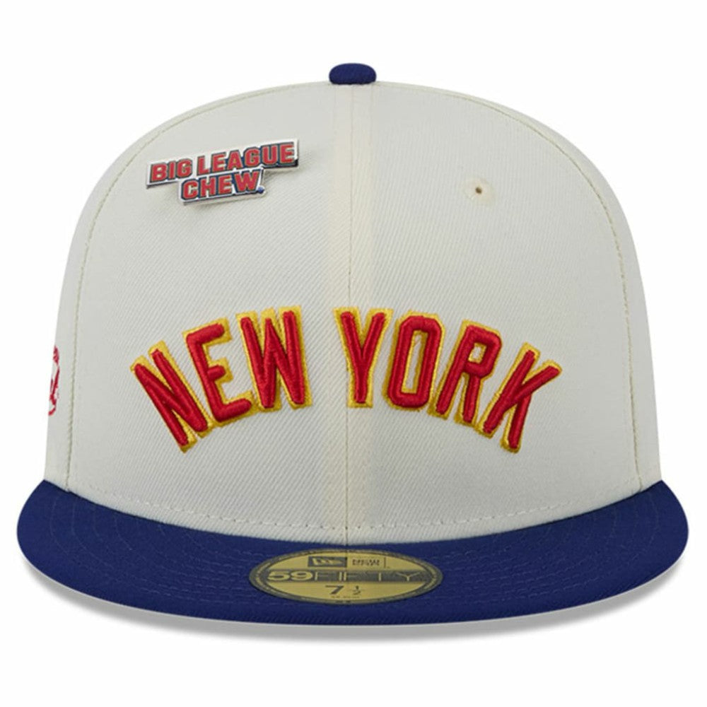 New York Yankees New Era Big League Chew Original 59FIFTY Fitted Hat - White Hats