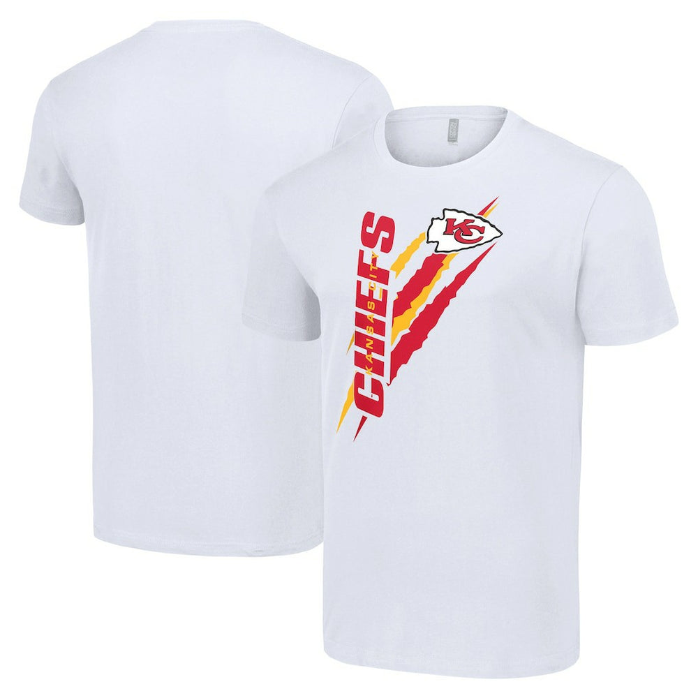 Kansas City Chiefs Starter Color Scratch T-Shirt - White T-shirts